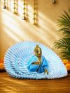 Vritika Blue Light Laddu Gopal Gol Poshak thumbnail 2