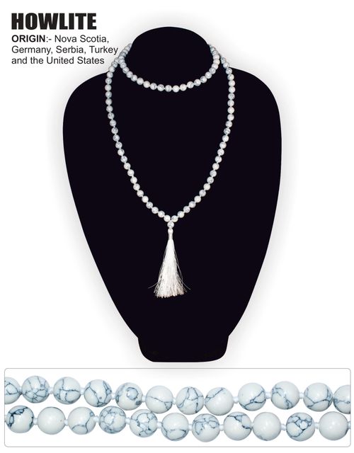 Howlite Gems Mala