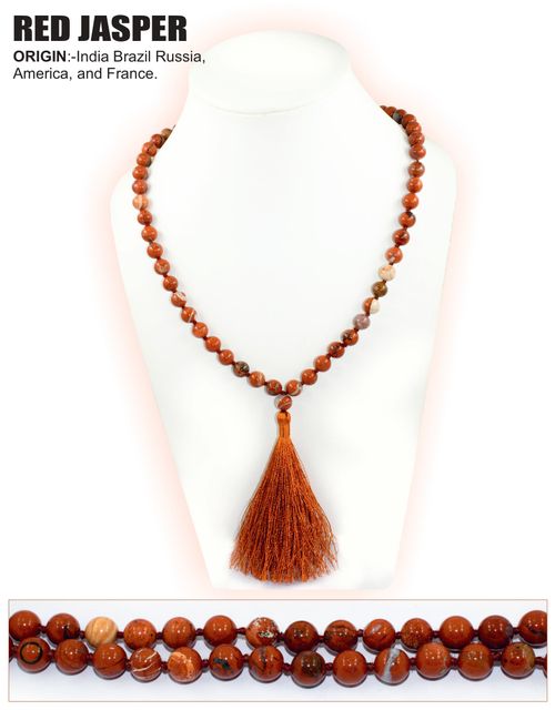 Red Jasper Gems Mala