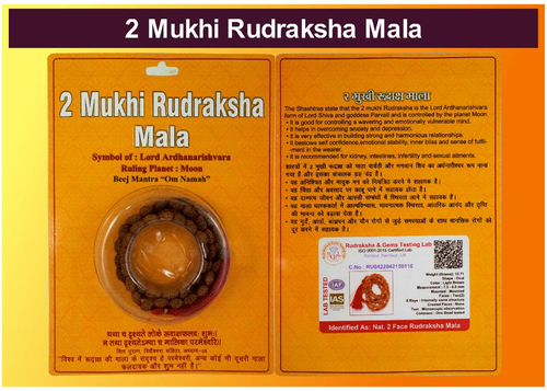 2 Mukhi Rudraksha Mala Indonesian
