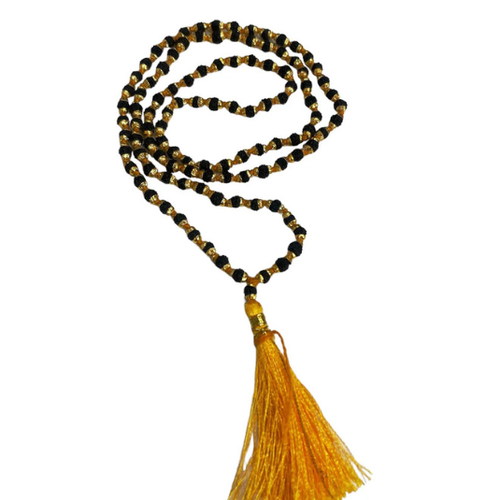 5 Mukhi Black Rudraksha Metal Mala