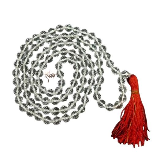 Sphatik Mala (Diamond Cut) 108 Beads
