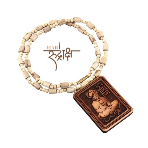 Tulsi Kanthi Mala With Hanuman Ji Locket