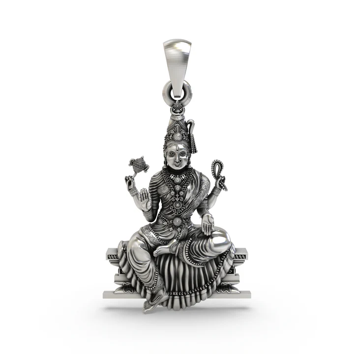 Bhuvaneshvari 925 Silver Pendant for Healing & Positive Energy product image