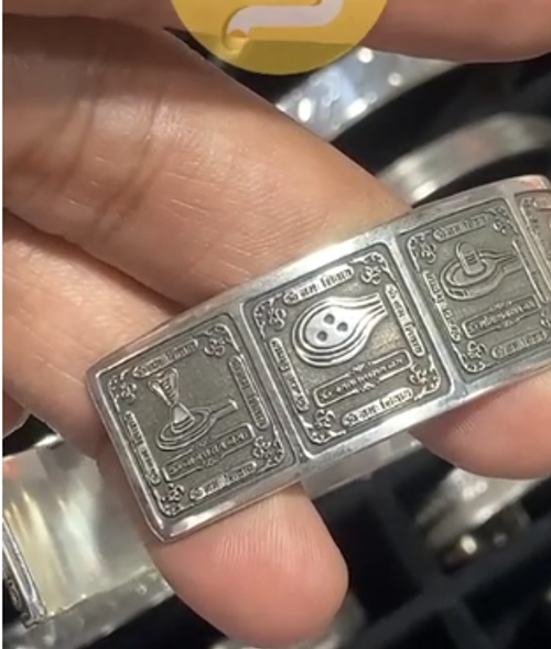 12 Jyotirlinga Engraved Kada in Pure 925 Sterling Silver | Mahadev Shiv Bhakti Bracelet