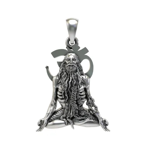 Silver Pendant | Jai Gurudatt Spiritual Jewelry