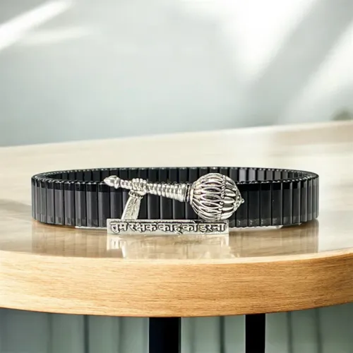 925 Silver Hanuman Gada Bracelet