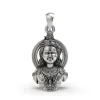 925 Silver Ayodhya Ram Lala Face Pendant – Divine Lord Ram Pendant for Blessings & Protection thumbnail 1
