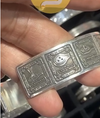 12 Jyotirlinga Engraved Kada in Pure 925 Sterling Silver | Mahadev Shiv Bhakti Bracelet thumbnail 1