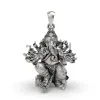 Anizors Vinayaka Sculpture Pendant | 925 Silver Ganesha Pendant thumbnail 1