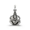 Small Sitting Ganesha Silver Pendant thumbnail 1