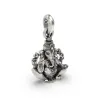 Small Sitting Ganesha Silver Pendant thumbnail 4