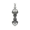 925 Sterling Silver Vajra Dorje Pendant thumbnail 1