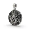 925 Silver Ganesh Pendant – Detailed Oxidized Ganesha Locket for Protection, Wisdom & Blessings thumbnail 2