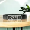 925 Silver Krishna Bracelet | “Krishna” Text Motif with Iced Border thumbnail 1