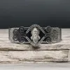 925 Silver Hanumanji Bracelet | Intricate Mina Work, Diamond Accents, Spiritual Hindu Jewelry thumbnail 1