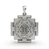 925 Silver Tripura Sundari Yantra Pendant – Sacred Symbol for Prosperity, Beauty & Divine Harmony thumbnail 1