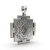 925 Silver Tripura Sundari Yantra Pendant – Sacred Symbol for Prosperity, Beauty & Divine Harmony thumbnail 3