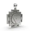 925 Silver Tara Yantra Pendant – Sacred Mahavidya Symbol for Wisdom, Protection & Obstacle Removal thumbnail 3