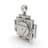 925 Silver Tara Yantra Pendant – Sacred Mahavidya Symbol for Wisdom, Protection & Obstacle Removal thumbnail 4