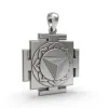 925 Silver Tripura Bhairavi Yantra Pendant – Sacred Symbol for Protection, Strength thumbnail 3