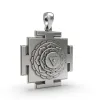 925 Silver Matangi Yantra Pendant – Sacred Symbol for Wisdom, Creativity & Powerful Communication thumbnail 3