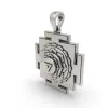 925 Silver Matangi Yantra Pendant – Sacred Symbol for Wisdom, Creativity & Powerful Communication thumbnail 4