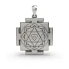 925 Silver Dhumavati Yantra Pendant – Sacred Symbol for Protection, Transformation thumbnail 1