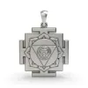 925 Silver Chinnamasta Yantra Pendant – Sacred Symbol for Protection, Spiritual Power thumbnail 1