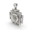 925 Silver Chinnamasta Yantra Pendant – Sacred Symbol for Protection, Spiritual Power thumbnail 4