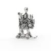 Silver kali maa pendant thumbnail 2