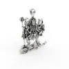 Silver kali maa pendant thumbnail 3