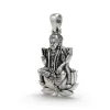925 Silver Bala Tripurasundari Pendant - Handmade Goddess Jewelry thumbnail 2