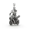 Dhumavati Mahavidya 925 Silver Pendant for Protection, Wisdom & Inner Strength thumbnail 1