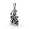 Dhumavati Mahavidya 925 Silver Pendant for Protection, Wisdom & Inner Strength thumbnail 4