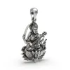 Maa Matangi 925 Silver Pendant for Wisdom, Music & Divine Speech thumbnail 3
