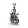 Maa Matangi 925 Silver Pendant for Wisdom, Music & Divine Speech thumbnail 4