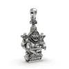 925 Silver Narsimha Bhagwan Mantra Pendant – ISKCON Lord Narasimha Protection Jewelry thumbnail 3