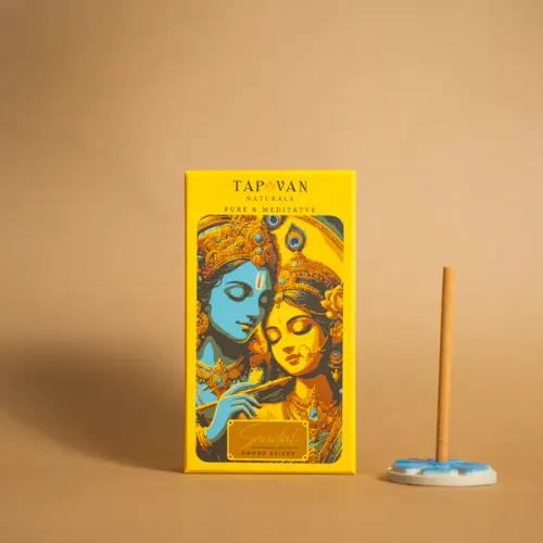 Pure Sandal Luxury Bambooless Dhoop Sticks, Deep meditation ( Pack of 2 )