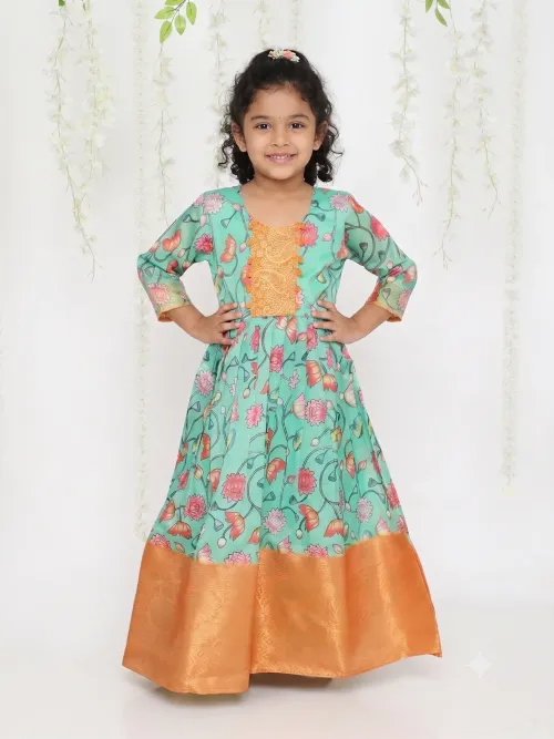 Arohi Pichwa Long Gown for Girls