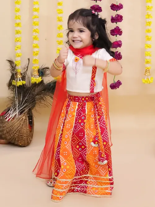 Radha Pure Cotton Printed Lehenga Choli with Dupatta