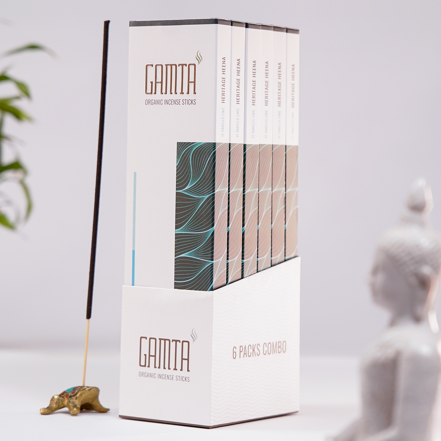 Gamta Heritage Heena Incense Sticks – 6 Pack Combo product image