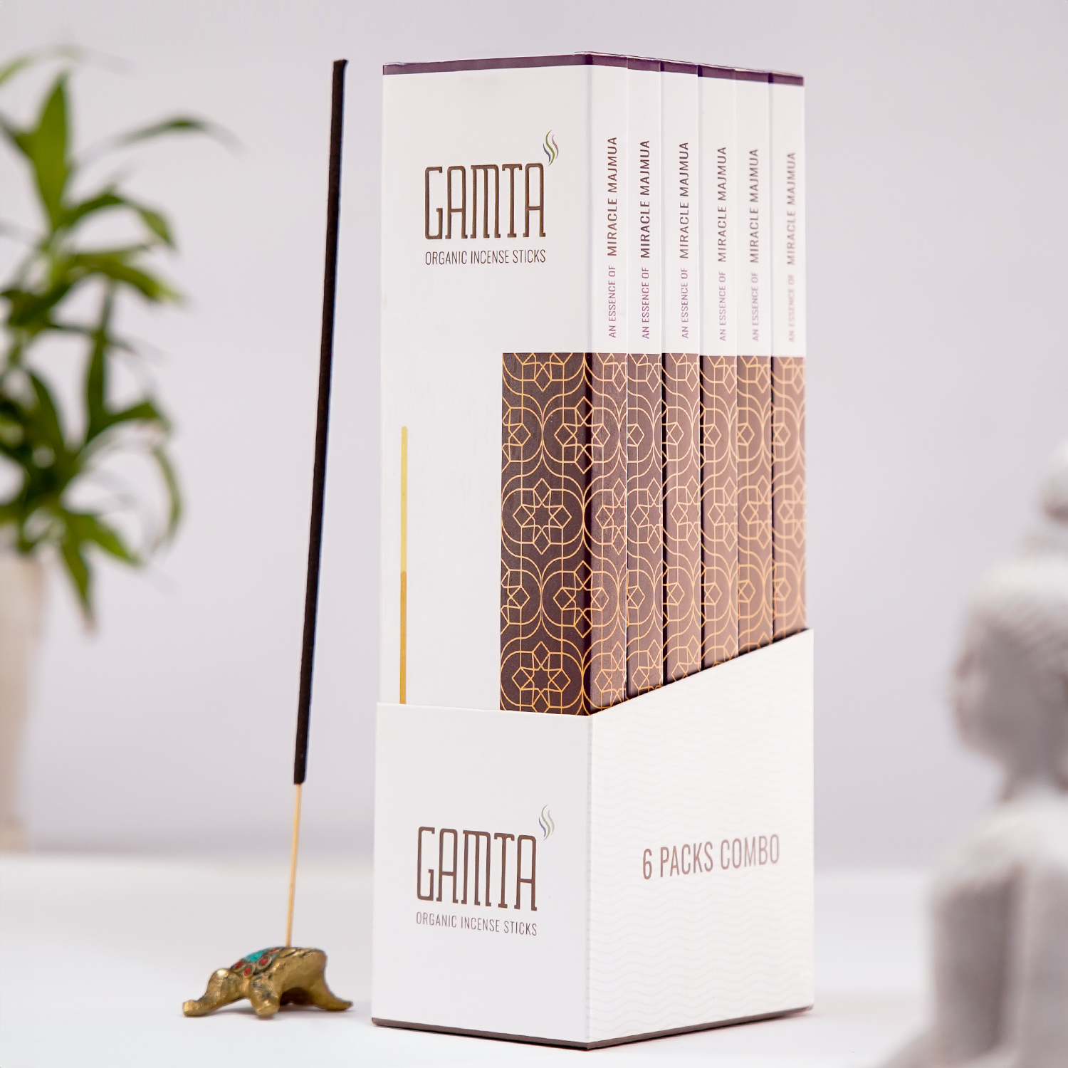 Gamta Miracle Majmua Incense Sticks – 6 Pack Combo product image