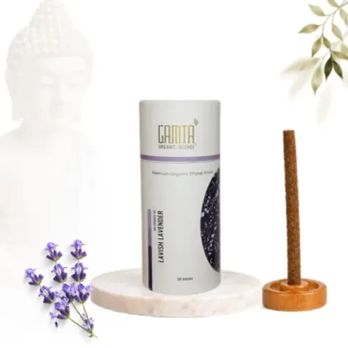 Experience Serenity with Lavish Lavender Panchagavya Dhoop Sticks