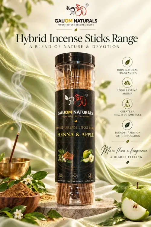 Hybrid Fragrance Range Henna And Apple Incense Sticks