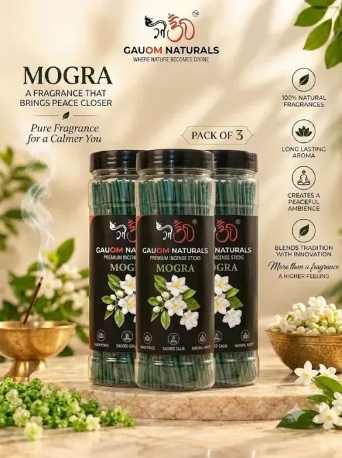 Mogra Fragrance Incense Sticks (Pack of 3)