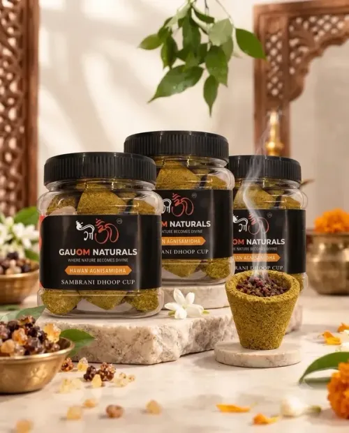 Hawan Agnisamidha Sambrani Dhoop Cups (Pack of 3)