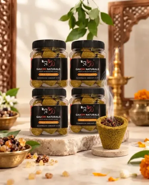 Hawan Agnisamidha Sambrani Dhoop Cups (Pack of 4)