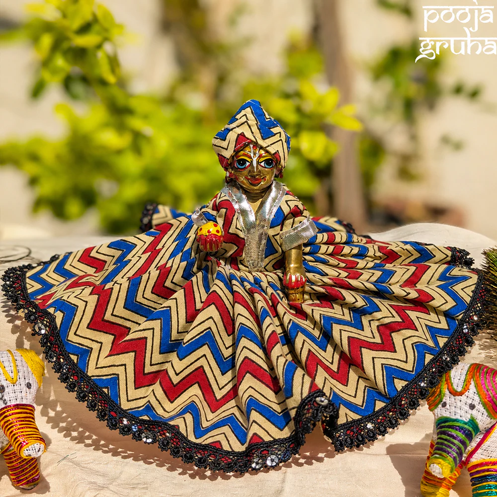 Nandlal Leheriya Laddu Gopal Cotton Dress Set product image