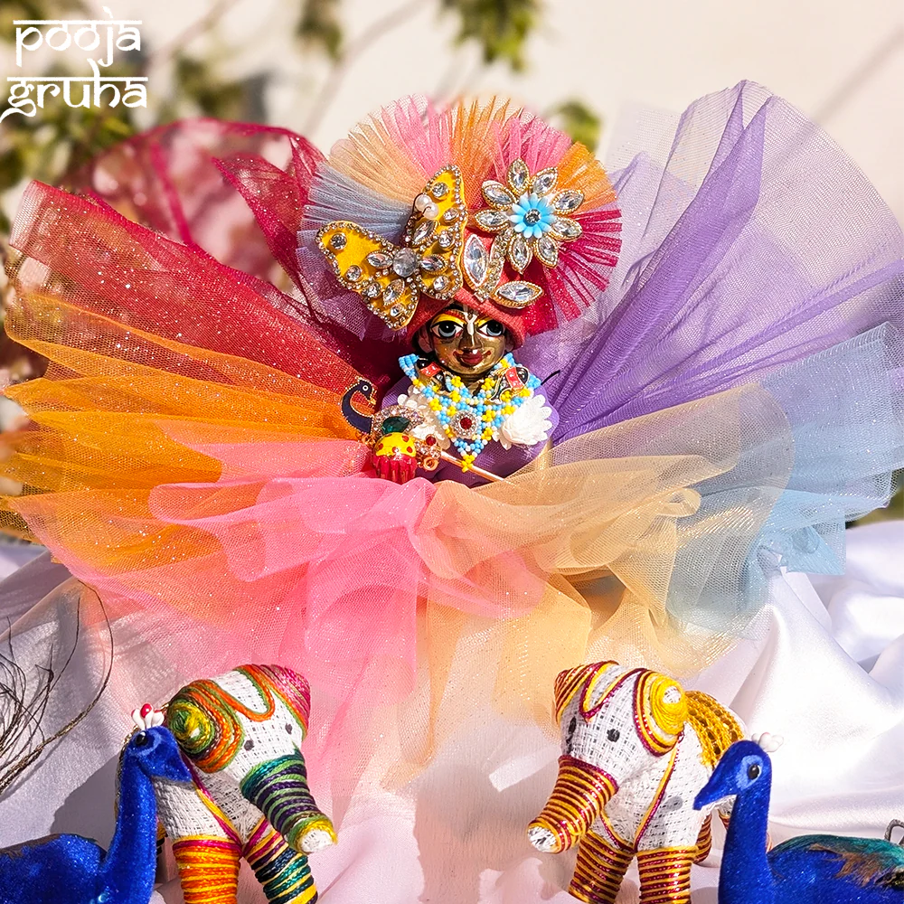Rang Barse Multicolor Radha Rani/ Laddu Gopal Dress product image